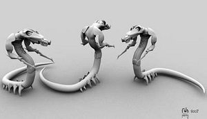 zerg 3d model