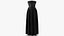 Corset en cuir avec jupe