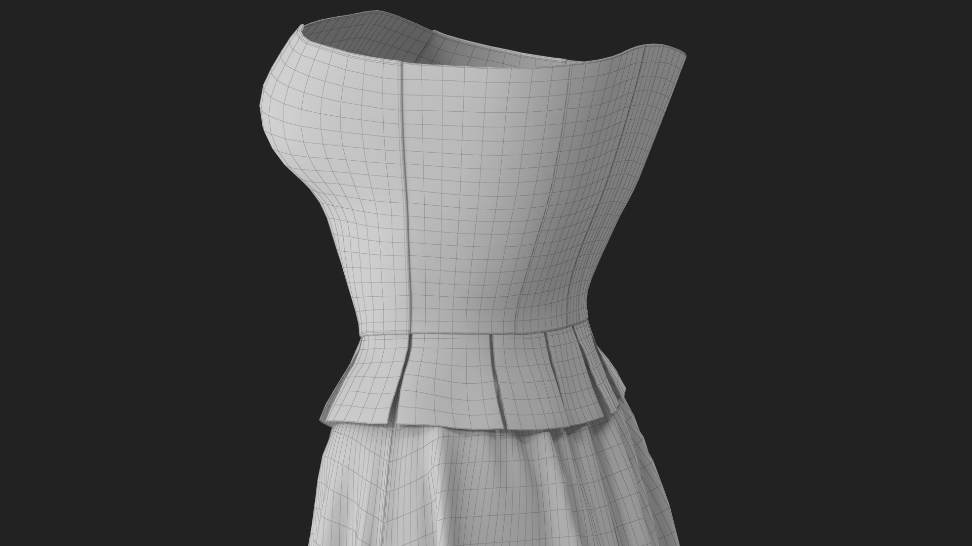Corset Leather with Skirt 3D model https://p.turbosquid.com/ts-thumb/uN/8Zhkpd/al/wireframe_13/jpg/1694067408/1920x1080/fit_q87/39caab34cd9d8b32bdd301574bc06bdb44ad5dc8/wireframe_13.jpg