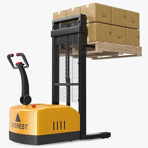 Electric Power Pallet Jack Truck 3D model