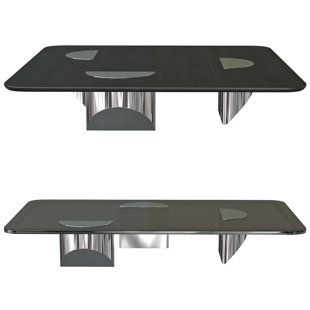 Minotti Coffee Table Wedge 3D Model - TurboSquid 2150683