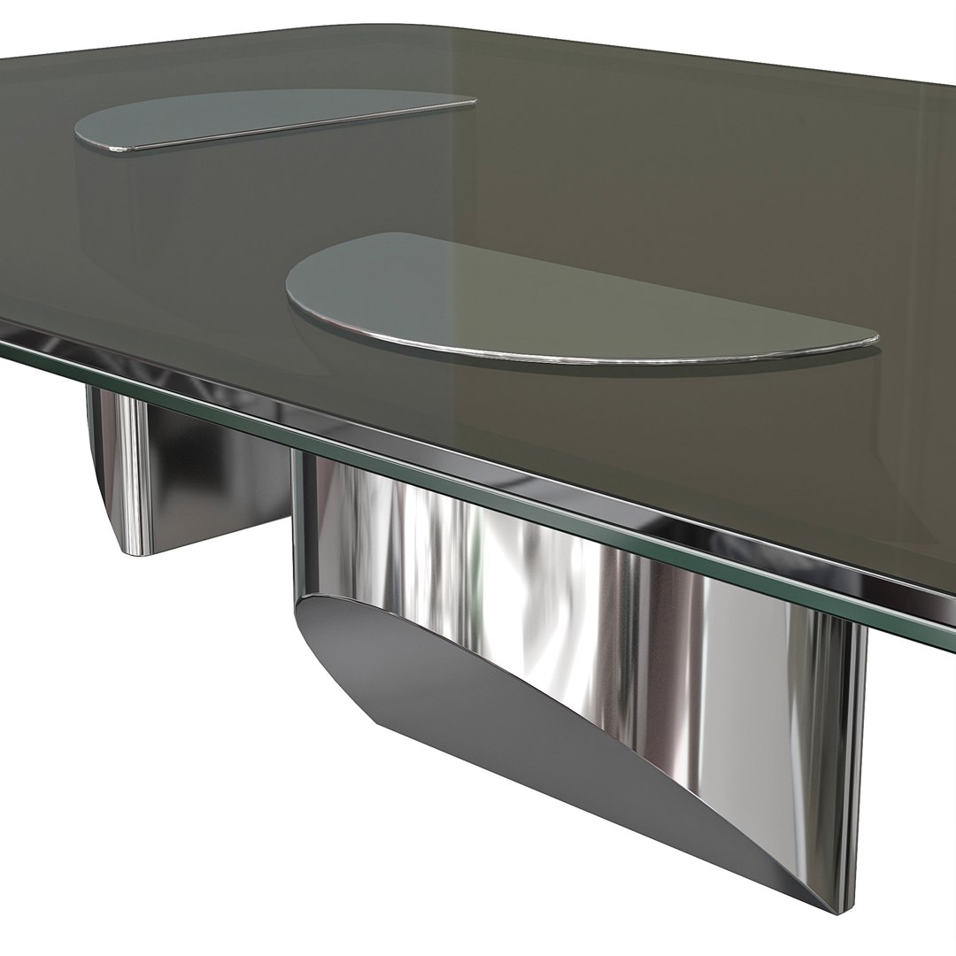 Minotti Coffee Table Wedge 3D Model - TurboSquid 2150683