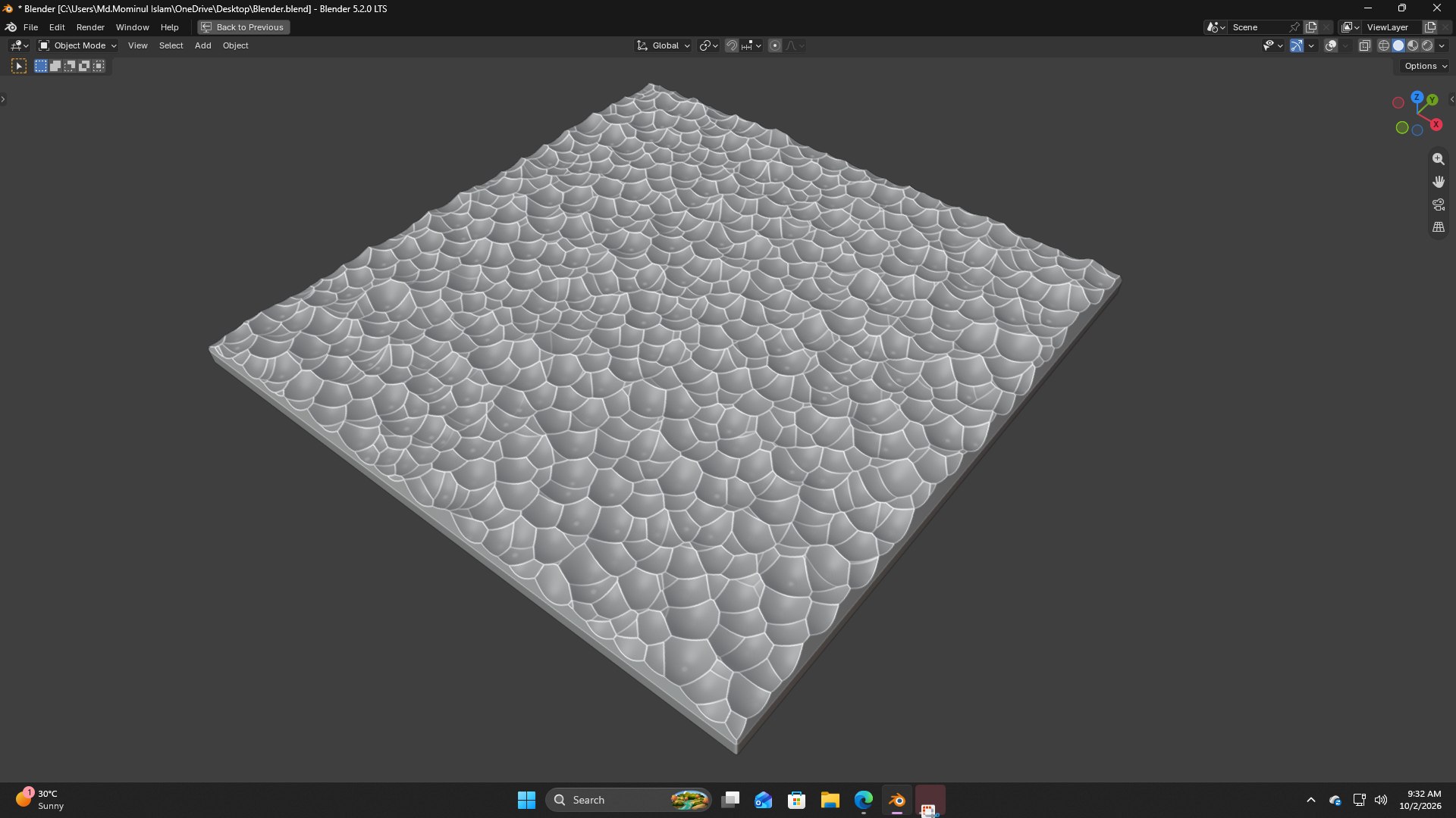 Hammered Texture 2 3D model https://p.turbosquid.com/ts-thumb/uN/BmDZ8f/VN/screenshot20261002093216/png/1790914983/1920x1080/fit_q87/d85bcba9de7820bf4437cdcaad42b6ced8234847/screenshot20261002093216.jpg