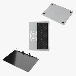 3D MacBook Pro Computer Components Collection 2