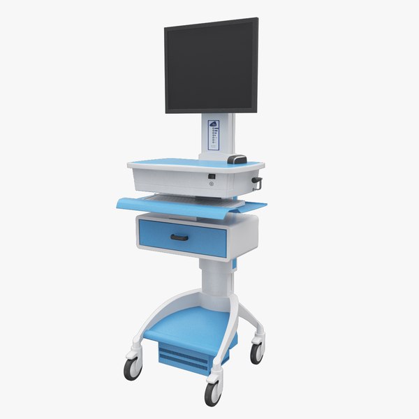 3ds max madical mobile computer cart