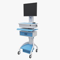 Madical Mobile Computer Cart