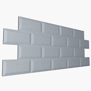 White Beveled Edge Subway