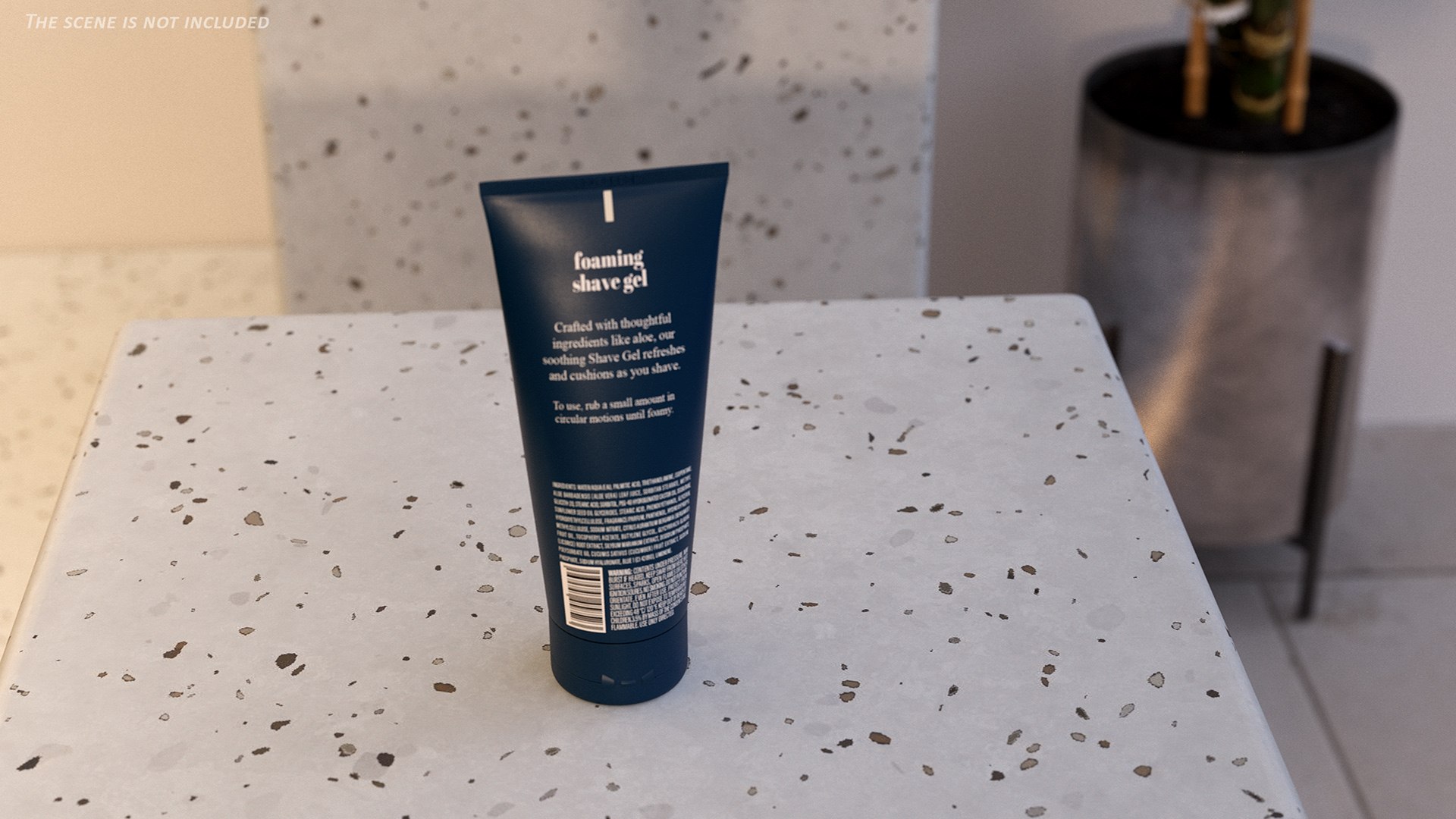 Shaving Gel Tube 3D model preview