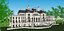 European style single-family villa manor Scenery yard 3D model