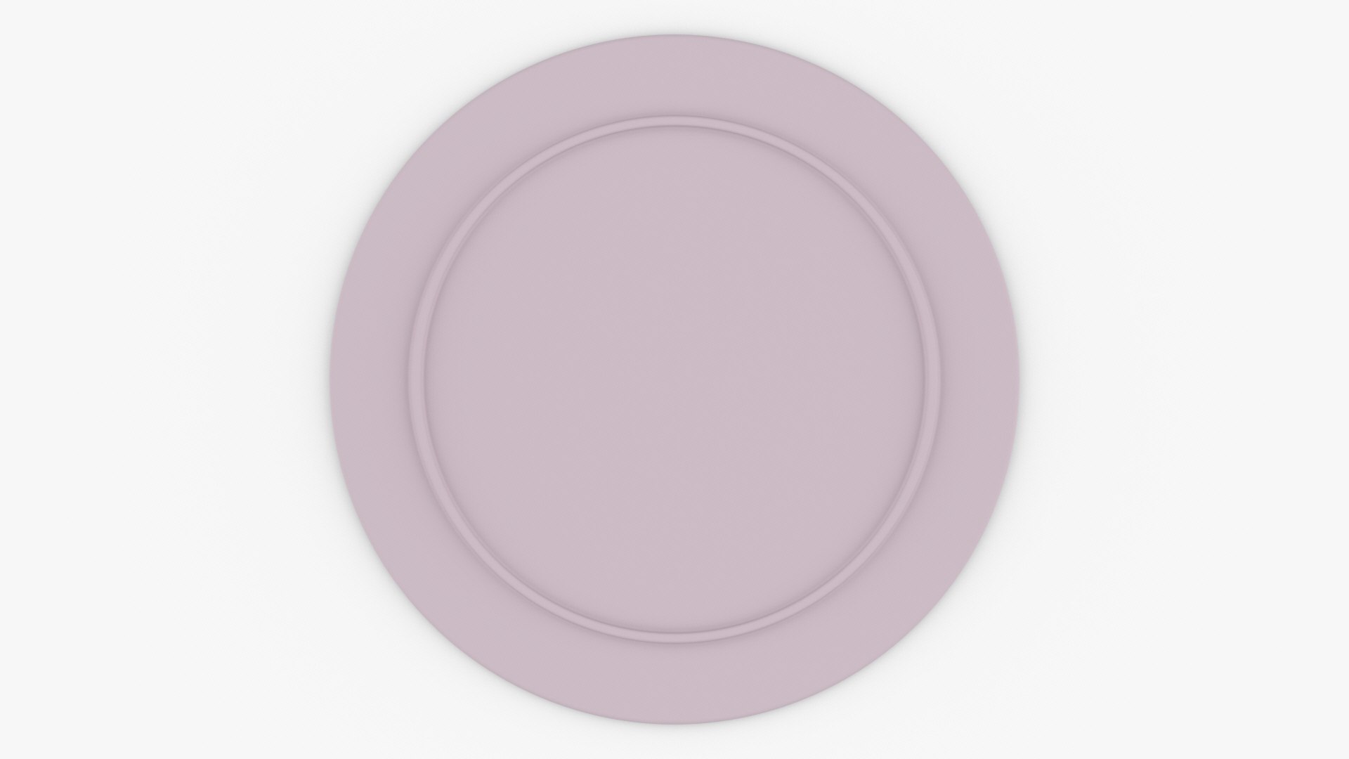 3D Model Pink Plate - TurboSquid 1997696