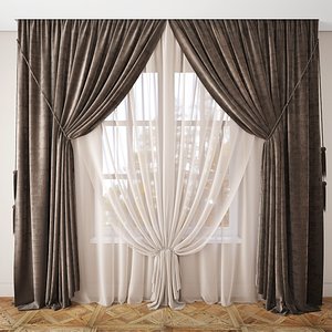 curtain 3d max