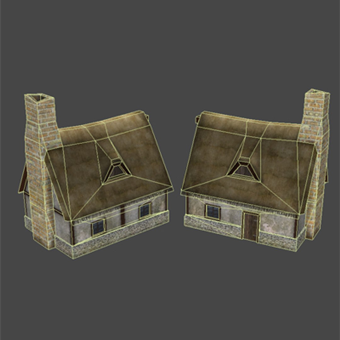 building rpg house 3d model