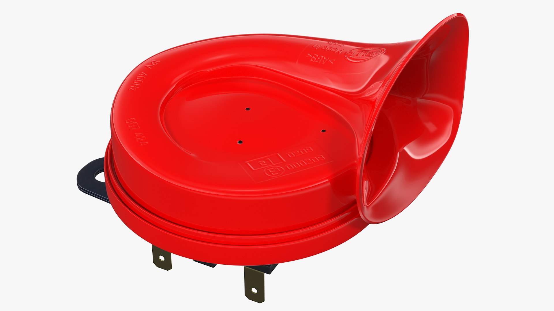 Hella Low Tone Car Horn 400Hz 3D model preview