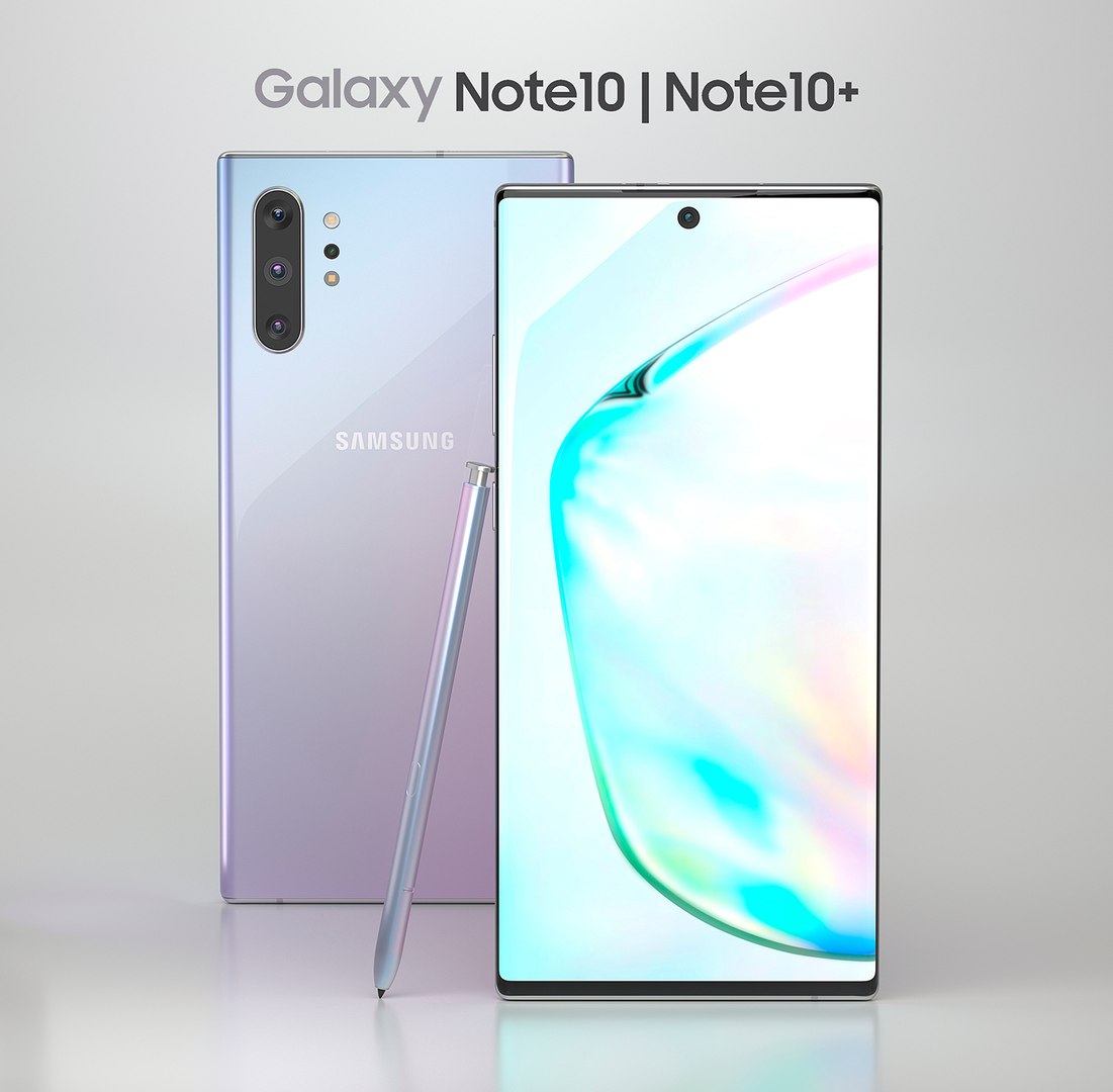 Samsung Galaxy Note 10 3D Model - TurboSquid 1439267