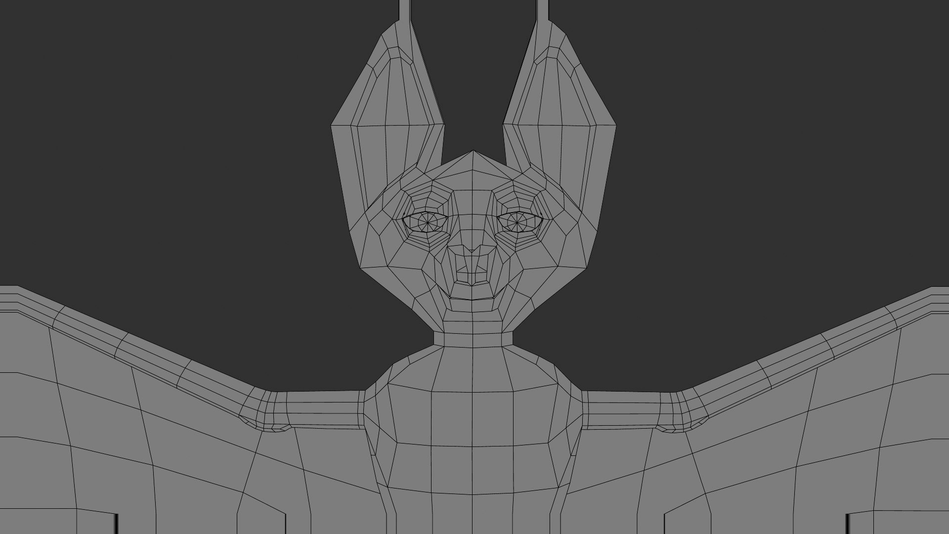 Cartoon Bat Rigged 3d Obj