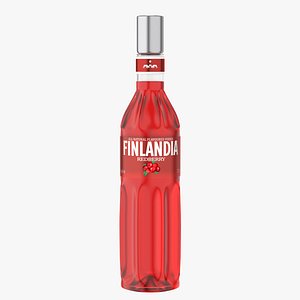 finlandia original vodka 3D