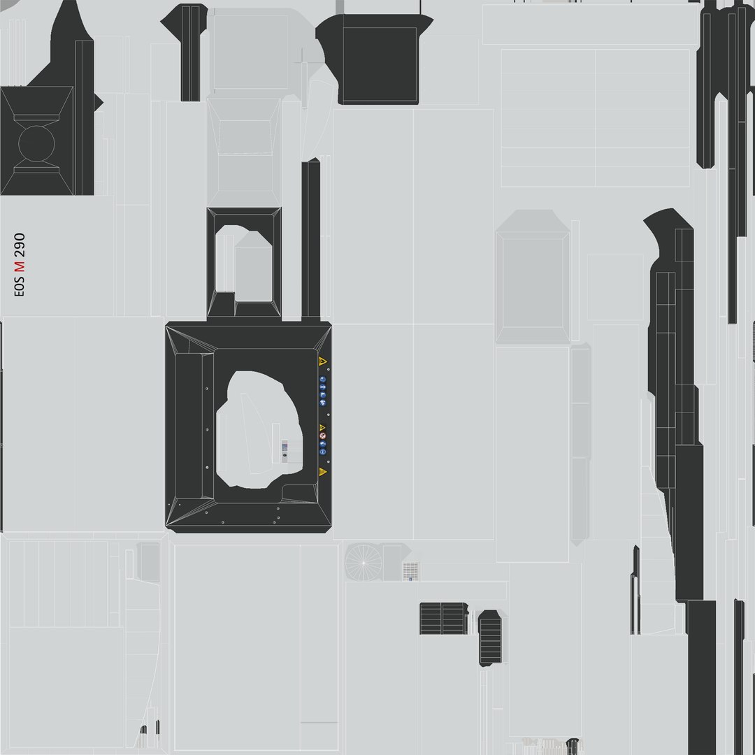 3D EOS M290 Laser Direct Sintering Metal Printers model TurboSquid
