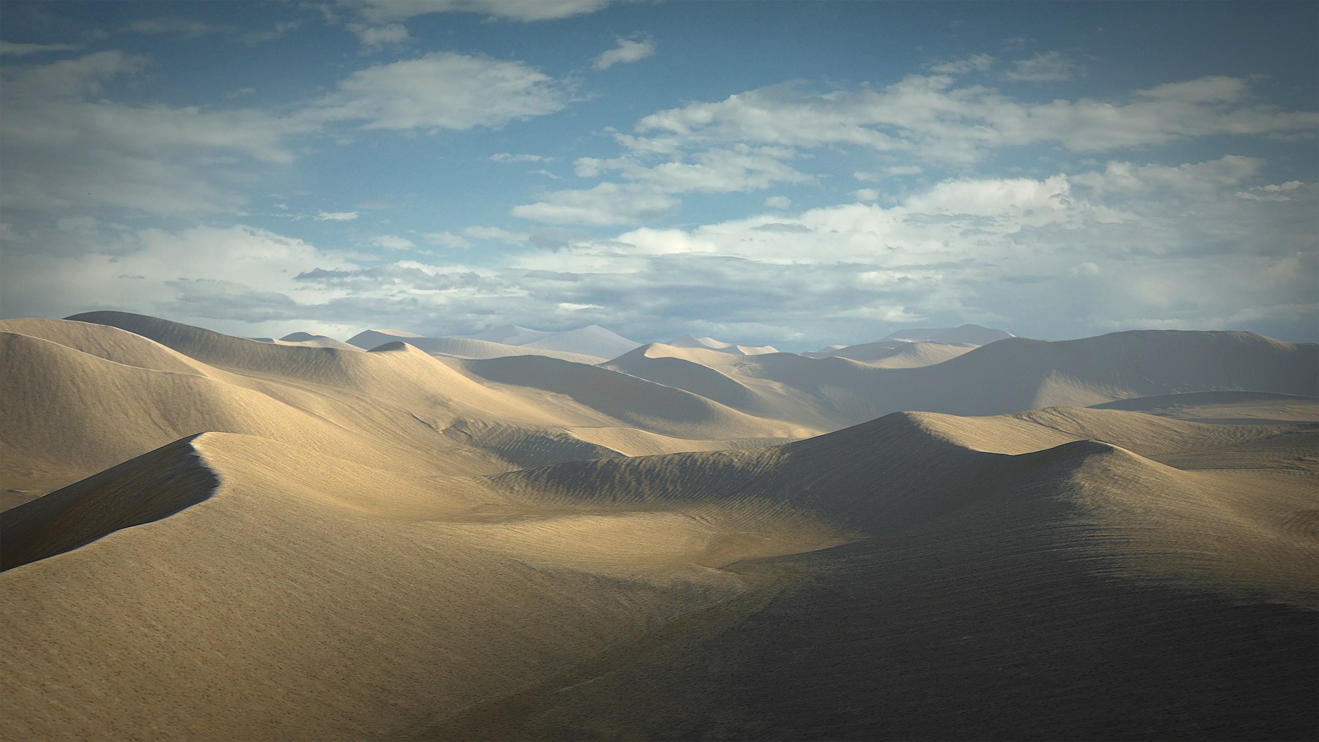 3D desert dune sand model - TurboSquid 1477329