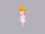 卡通女性角色 Rigged 075