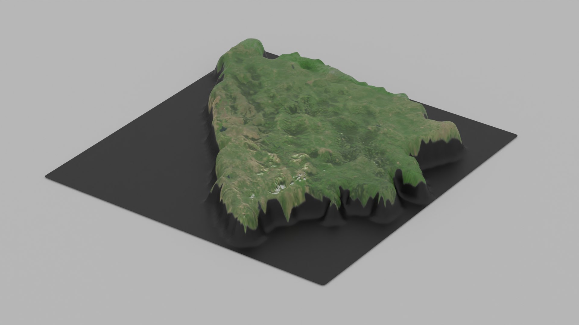 Bosnia And Herzegovina Map 3D Model - TurboSquid 2075298