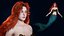 Syrenka — gotowy do gry model 3D w technologii low-poly