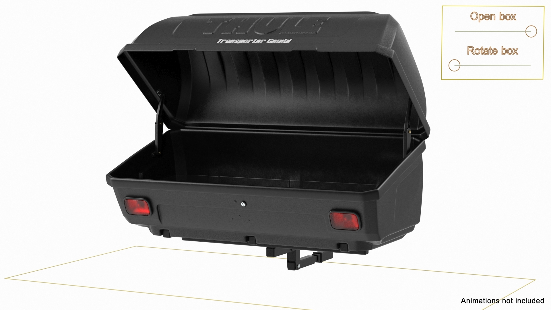 3D Model Thule Transporter Combi Cargo TurboSquid 1640793