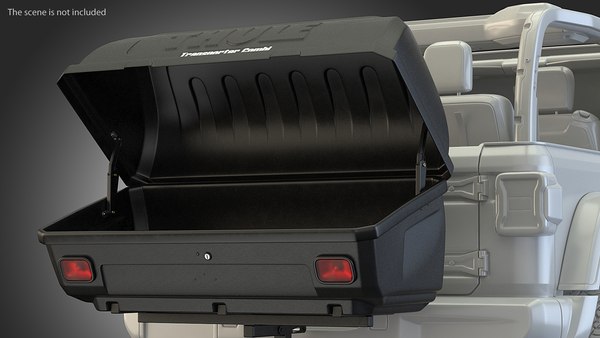 mod le 3D de Thule Transporter Combi Cargo Carrier Rigged