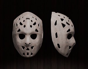 Vintage Hockey Mask 3D