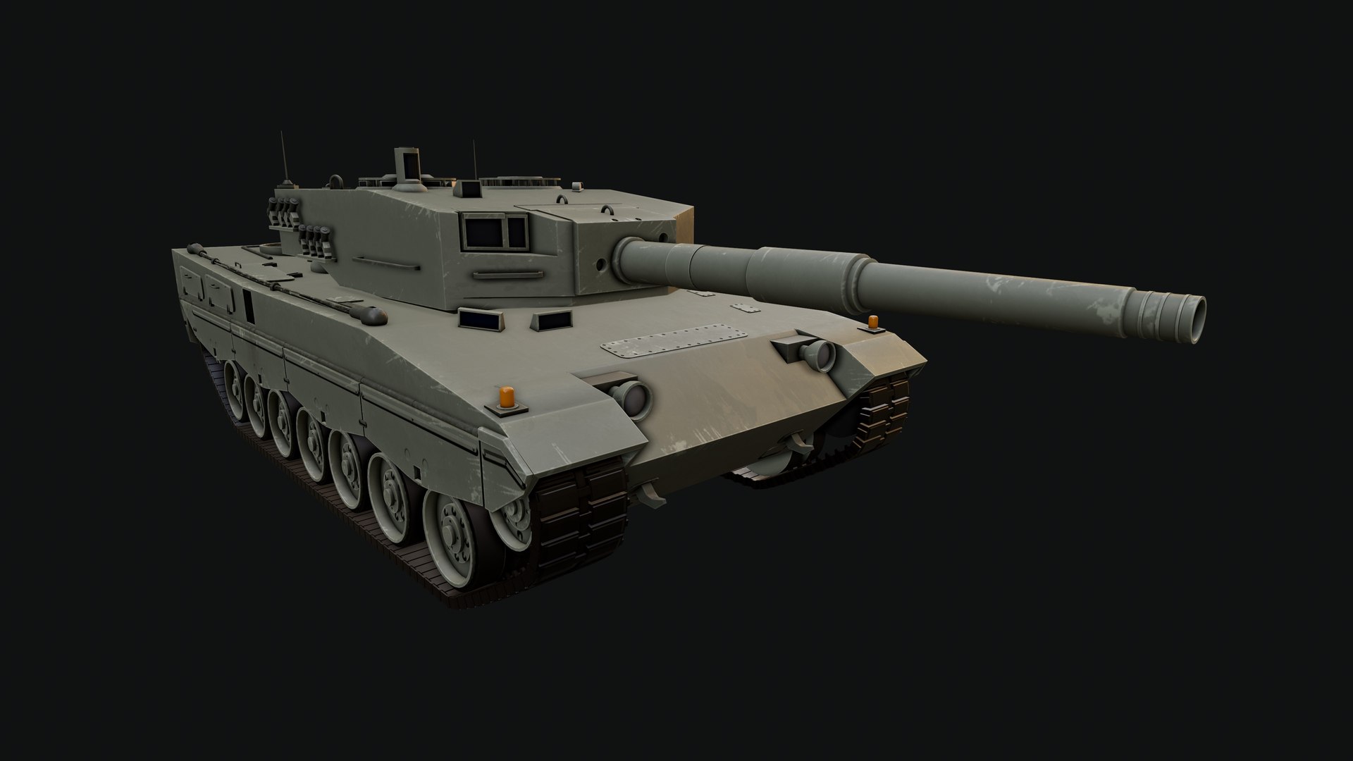 Leopard-2A4.FI.camo 3D Model