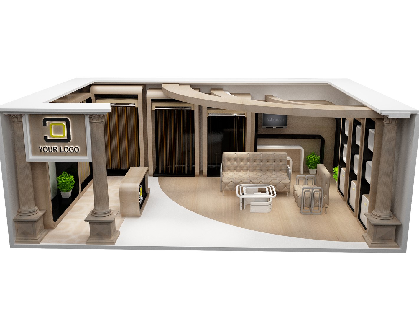 3d Stand Exhibition Booth
