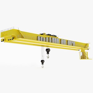 overhead crane 3d model