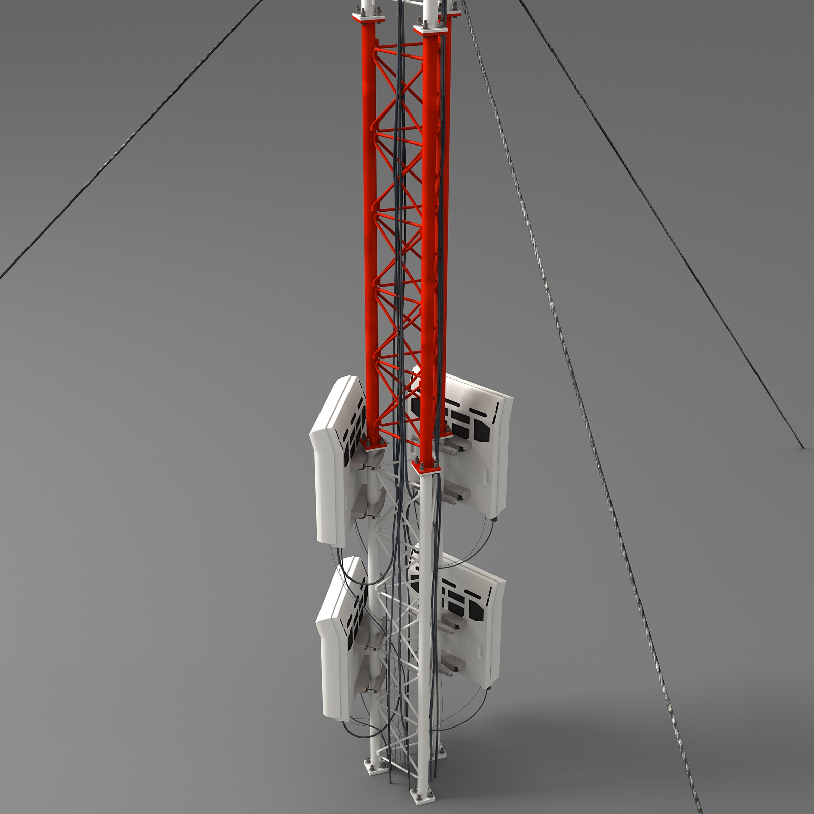 cell antenna tower 3d model