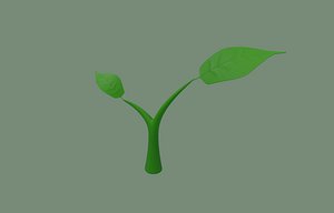 green plant 3D model