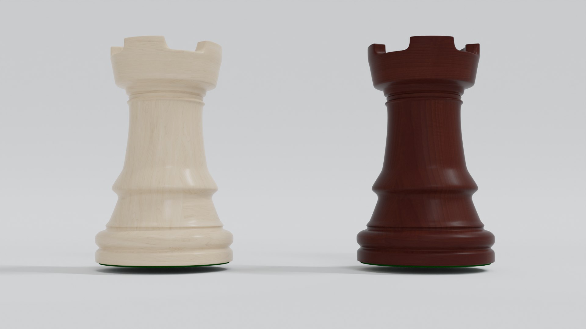 Rook Wooden Chess Pieces 3D - TurboSquid 2093554
