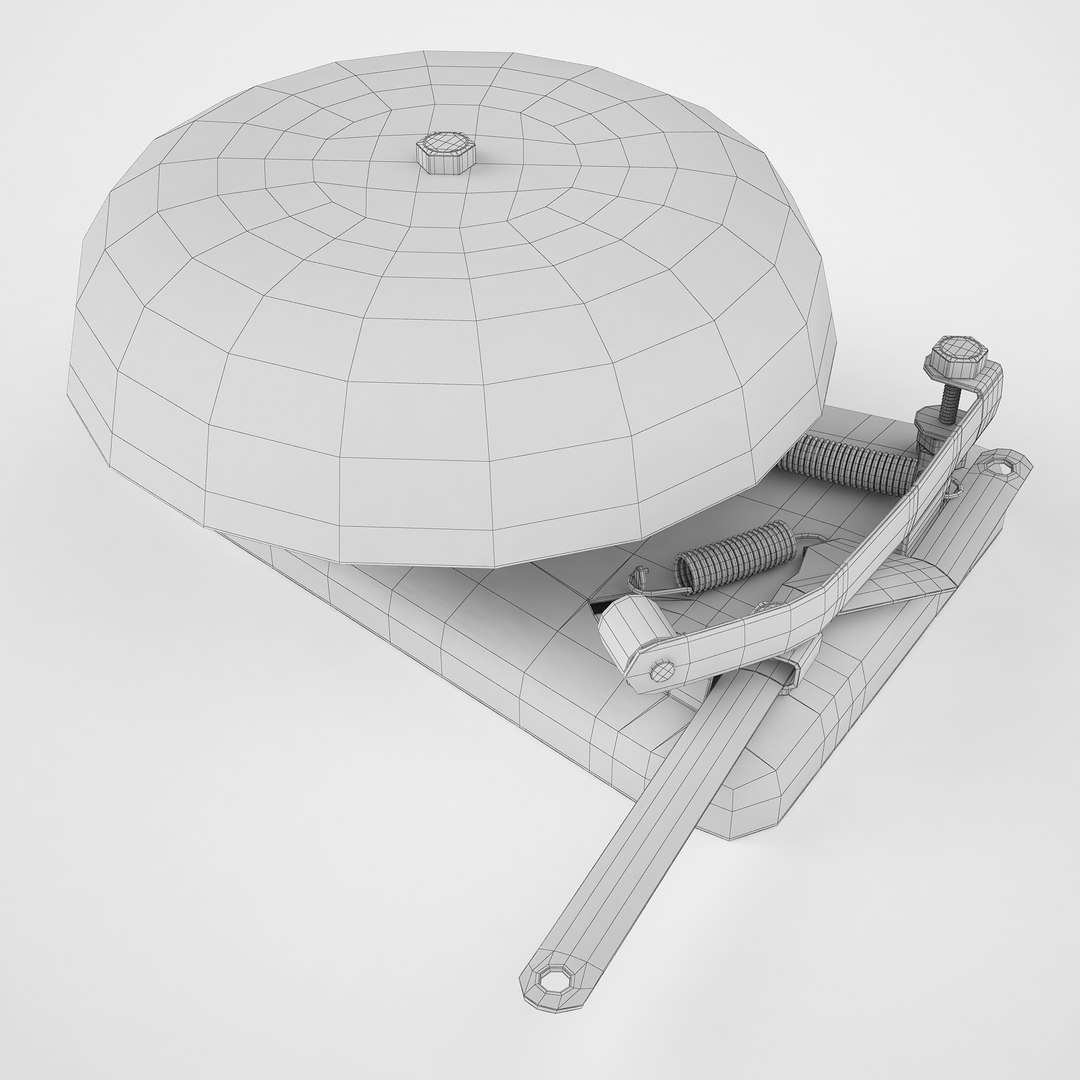 3D Brass Boxing Bell 02 - TurboSquid 1750494
