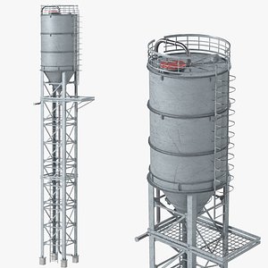 Contianer Silo Tank model