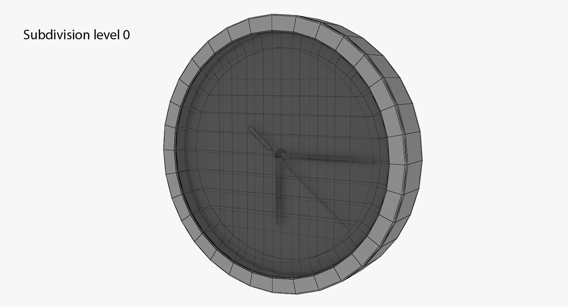 Modern Wall Clock Model - TurboSquid 1405721