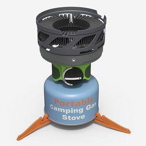 Trekking Gas Stove Core Module 3D model