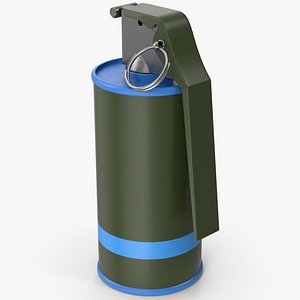 Smoke Grenade Blue model