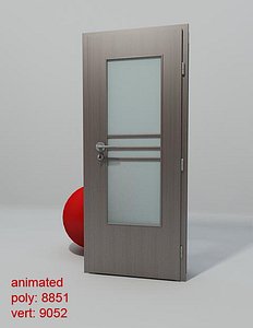 3d model door porta concept d1