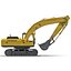 3ds max tracked excavator rigged