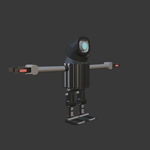 3D model Futuristic Mecha Robot