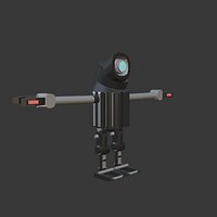 Futuristic Mecha Robot