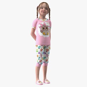 Child Girl Beach Style Rigged 3D Model $199 - .max - Free3D