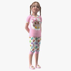 Young Girl Home Clothes Rigged