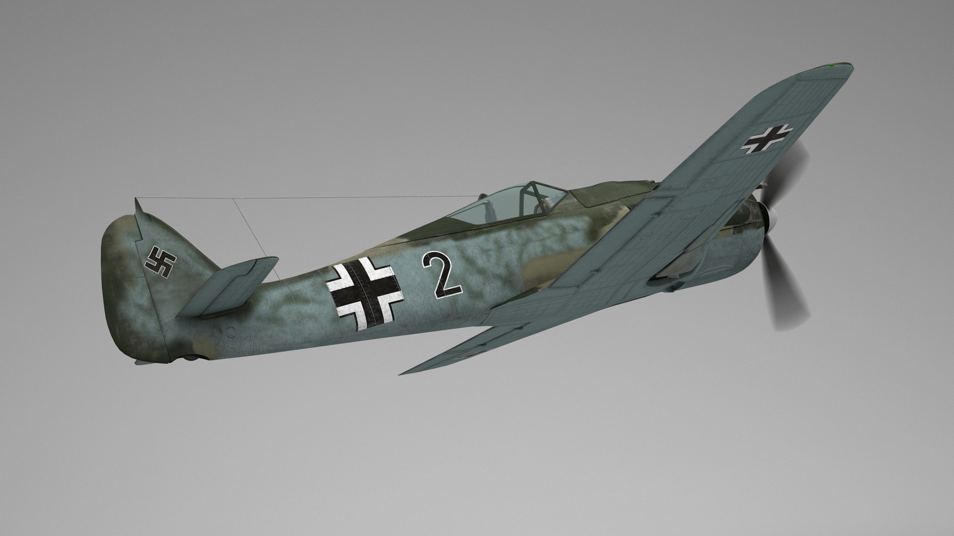 Focke Wulf FW 190 Model - TurboSquid 2011568