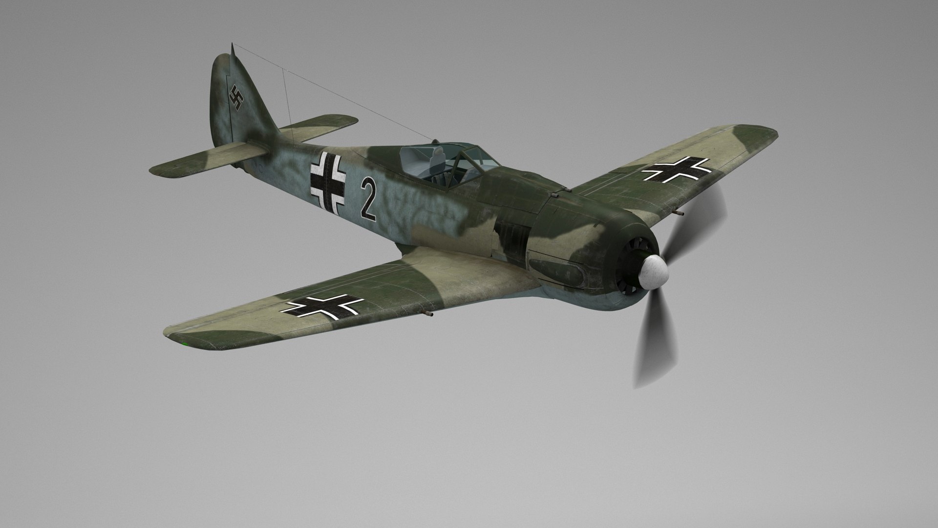 Focke Wulf FW 190 Model - TurboSquid 2011568