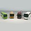 Low Poly Bus Pack 02