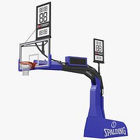 Hydraulic Portable Basketball Backstop Spalding