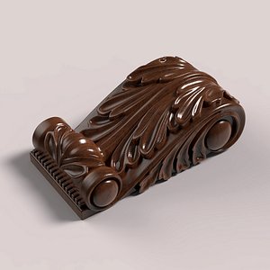 carved corbel cnc model